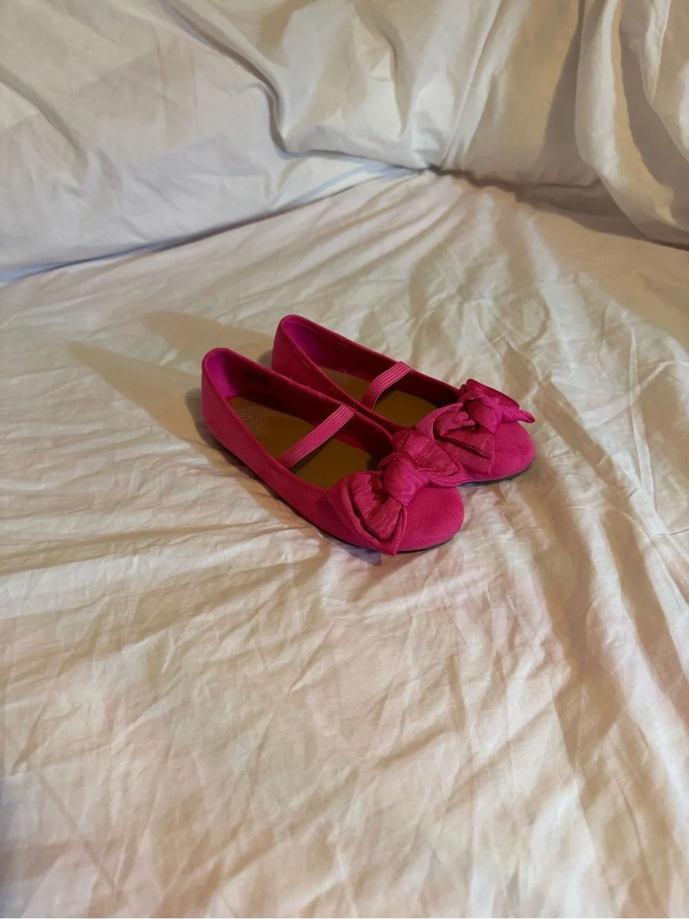 Old Navy Hot Pink Slip-On Ballet Flats for Kids
